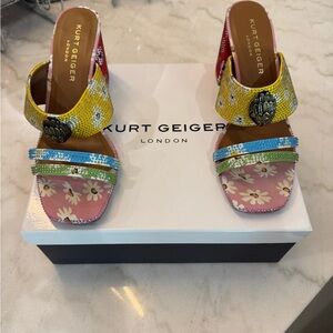 Kurt Geiger Floral Multicolor Sandals